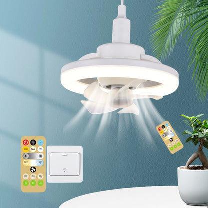 ⏳ Lampada a ventola LED con rotazione di 360 gradi