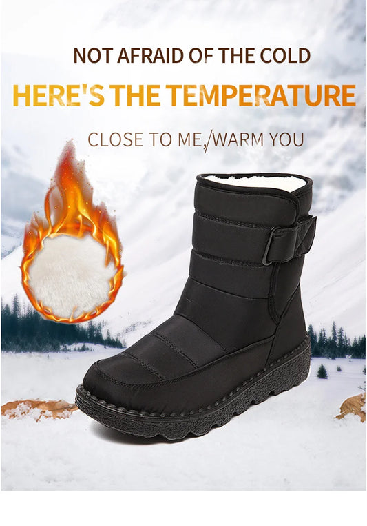 🔥Christmas Pre Sale 40% OFF Women's Waterproof Non-slip Warm Ankle Snow Boots