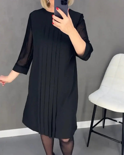 🔥Straight Dress With Medium Length Sleeves