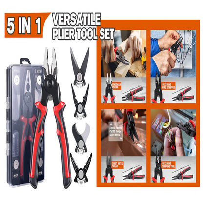 🎁 5 in 1 Kit di utensili versatili per tutti gli usi e per impieghi gravosi