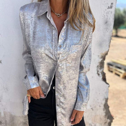 🔥Camicia da donna con colletto casual alla moda